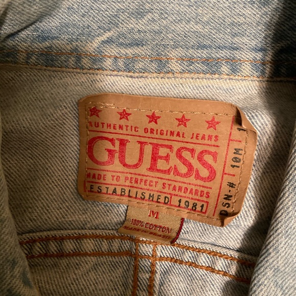 💫 Guess Vintage Denim Jacket - Picture 4 of 4